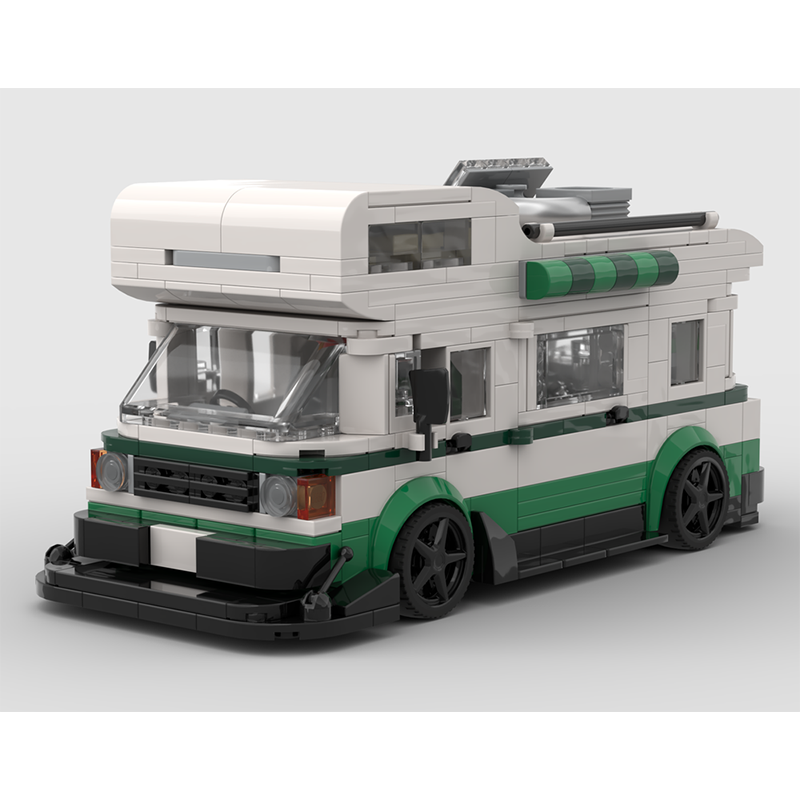 Kids Outdoor Car - 577-Piece Outdoor Camping RV Model (MOC)
