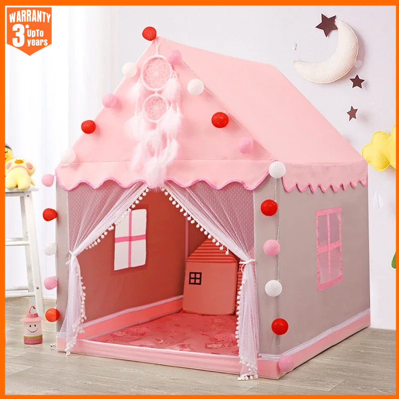 Kids Outdoor Play Tent - Children Play Tent Princess Castle House