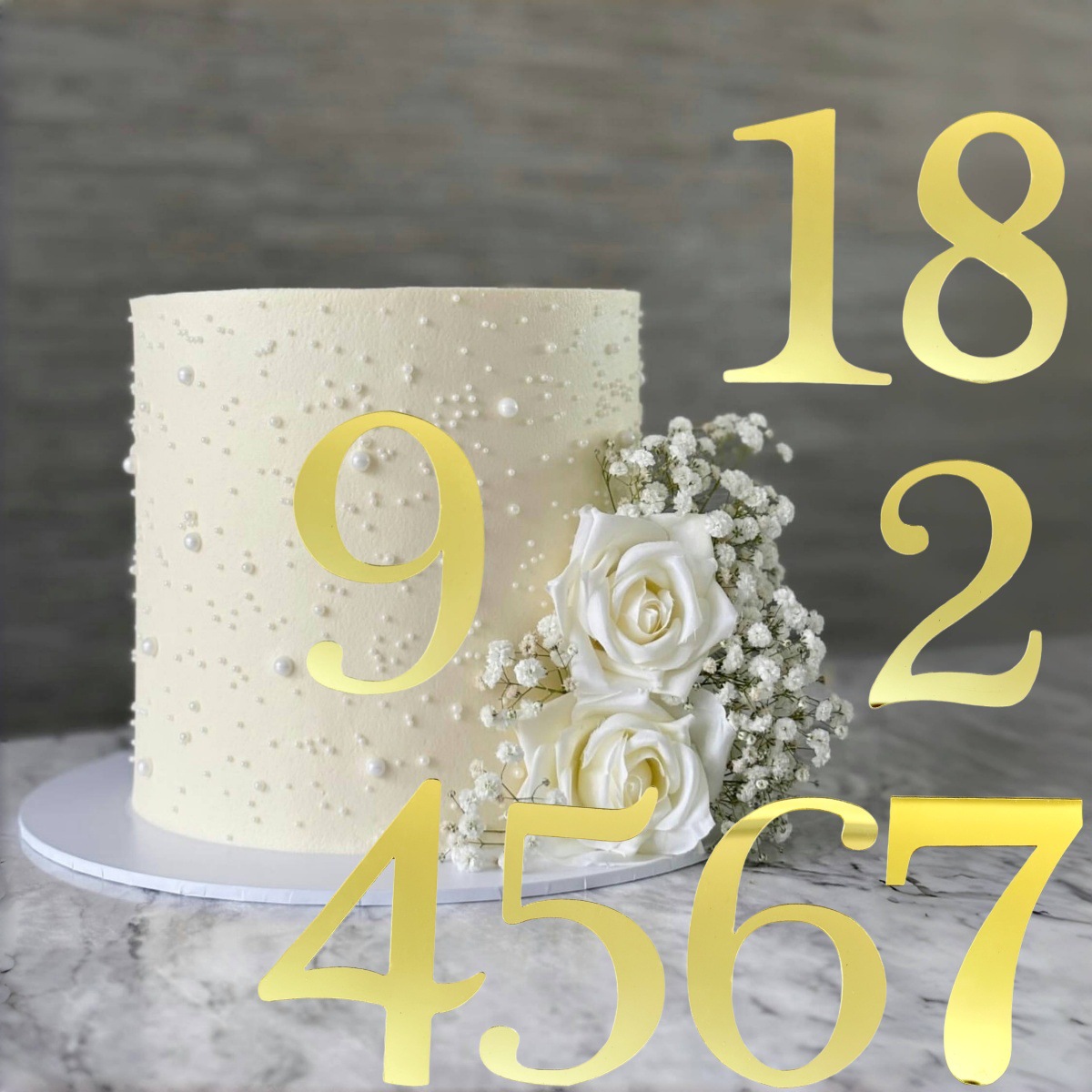 Kids Outdoor Merry Go Round - New 0-9 Number Happy Birthday Party