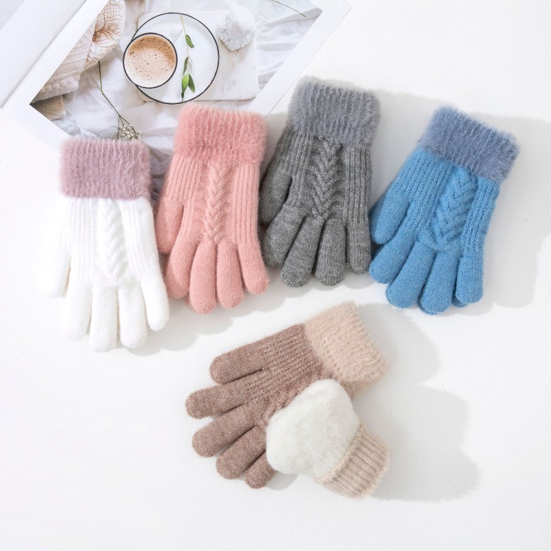 Kids Outdoor Clubhouse - Kids Winter Glove Double Layer Thick