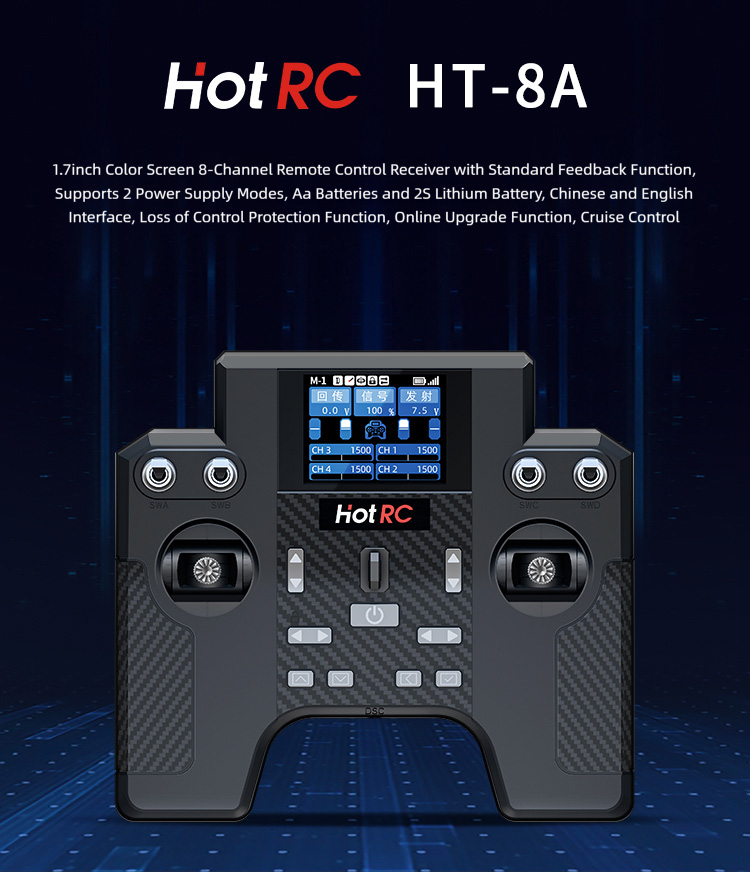 Hotrc HT-8A 2.4G 8CH  Transmit - đánh giá và giá Tamiya Model Paint Set