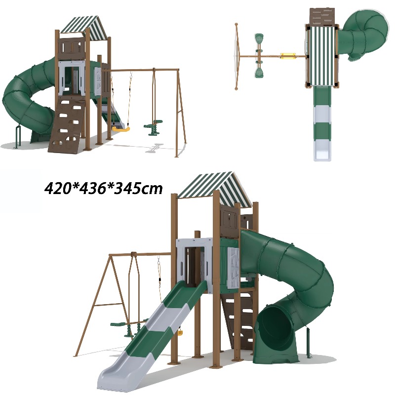 Eco Friendly Kids Slide Plasti - đánh giá và giá Kids Outdoor Wooden Playhouse