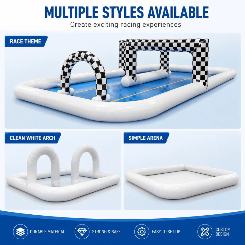White Black Inflatable Race Tr - đánh giá và giá Kids Outdoor Car