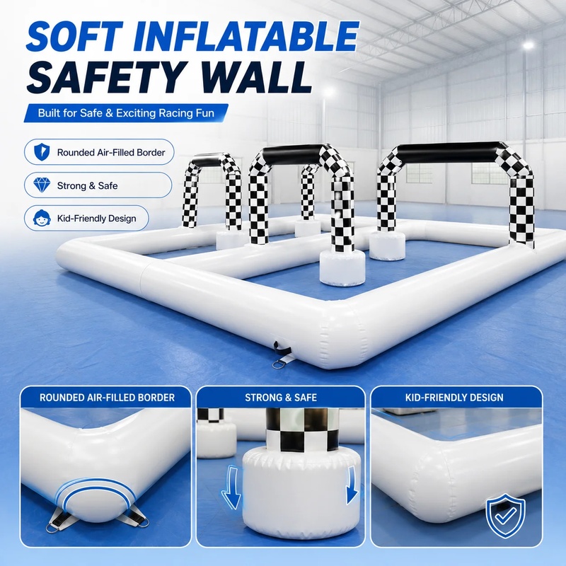 White Black Inflatable Race Tr - đánh giá và giá Kids Outdoor Car