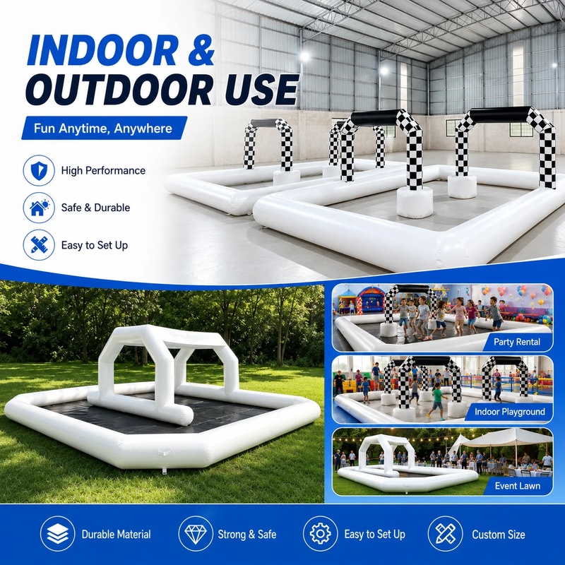 White Black Inflatable Race Tr - đánh giá và giá Kids Outdoor Car