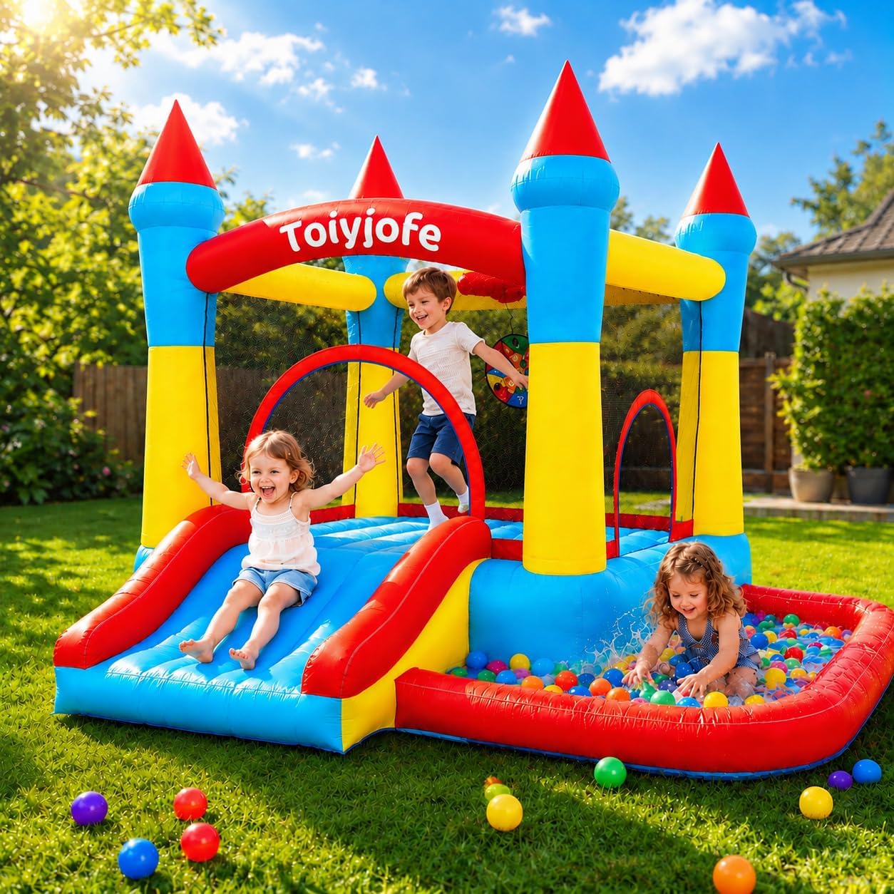 Bounce House for Kids 3-6, Tod - đánh giá và giá Kids Outdoor Jump House