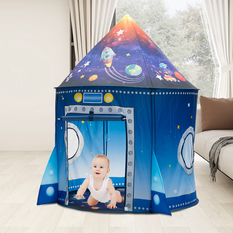 Rocket Ship Kids Tent Pop Up P - đánh giá và giá Kids Outdoor Play Tent