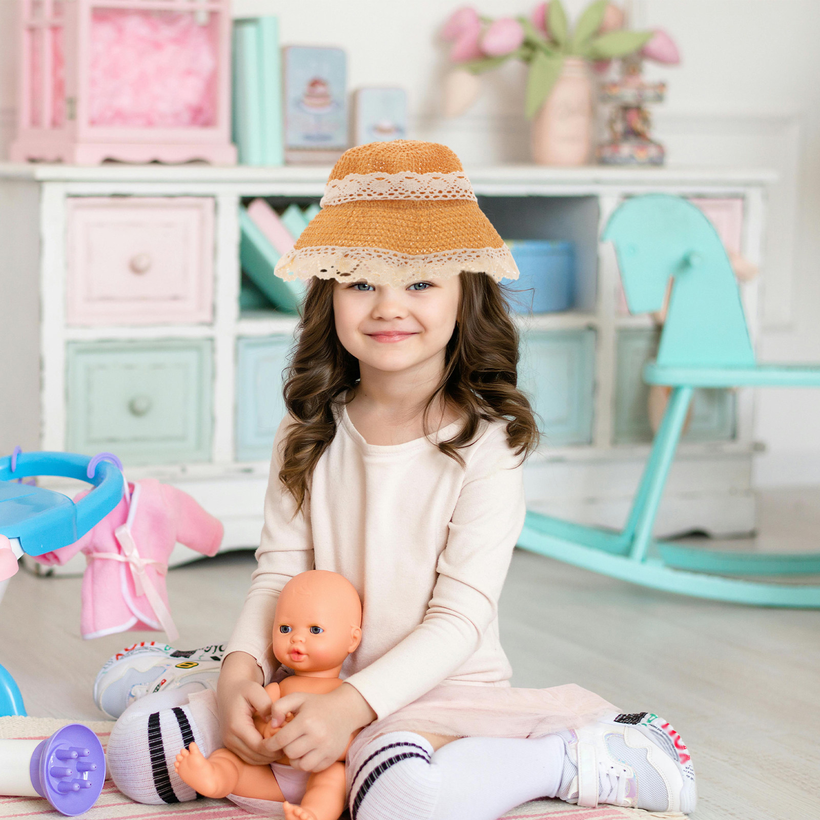 Summer Kids Straw Hat Baby Gir - đánh giá và giá Kids Outdoor Hat