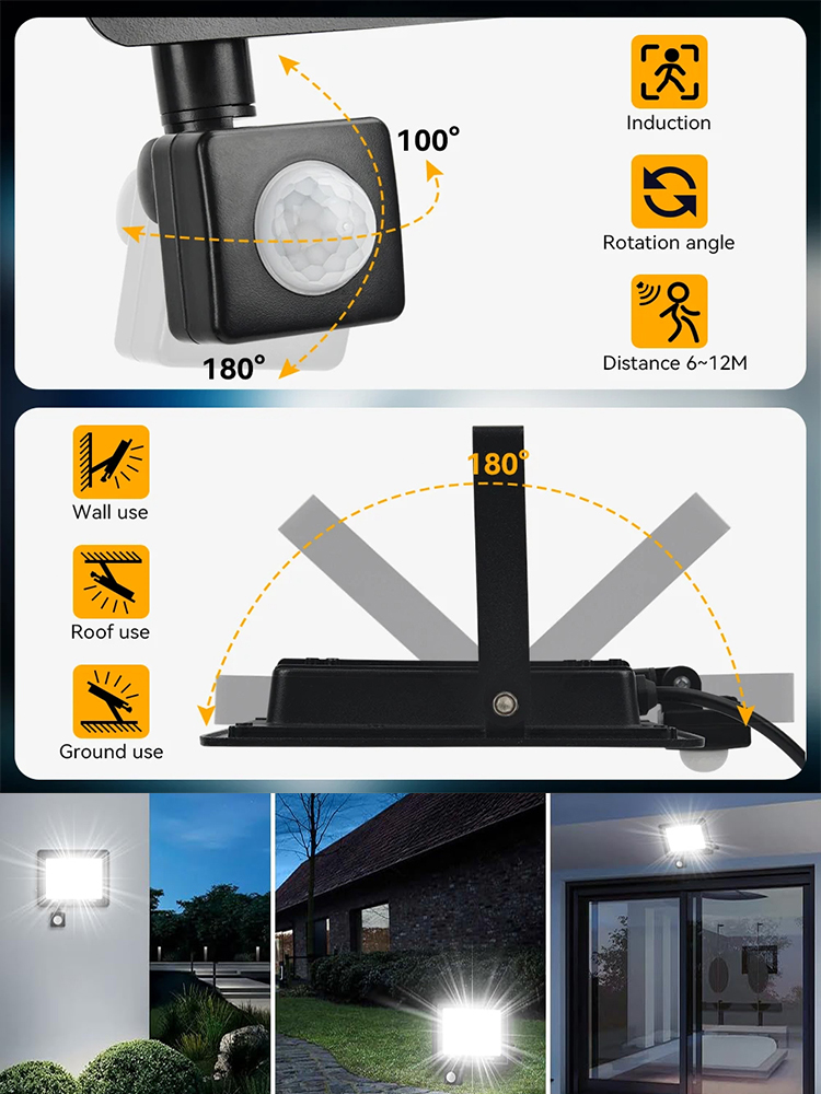 LED Floodlight PIR Motion Sens - đánh giá và giá Balance Beam Outdoor