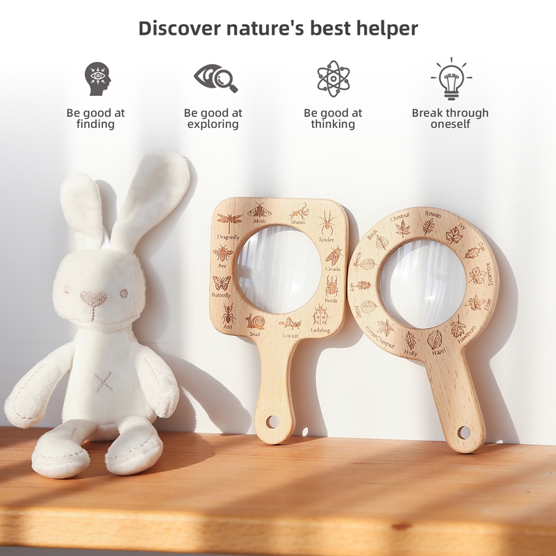 Wooden Magnifying Glass Set An - đánh giá và giá Kids Outdoor Explorer Set