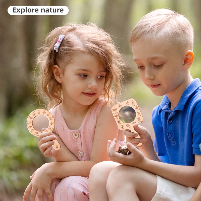 Wooden Magnifying Glass Set An - đánh giá và giá Kids Outdoor Explorer Set