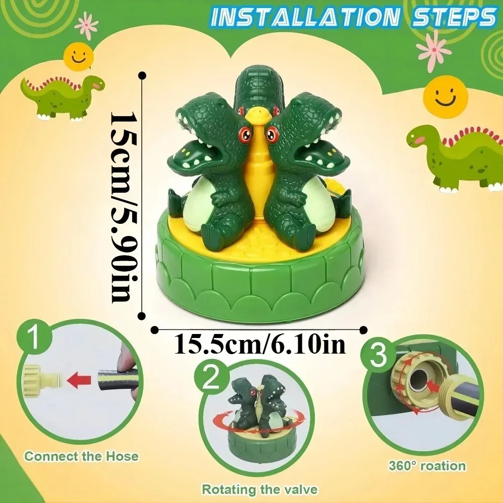 Dinosaur Water Sprinkler for K - đánh giá và giá Kids Outdoor Water Sprinkler