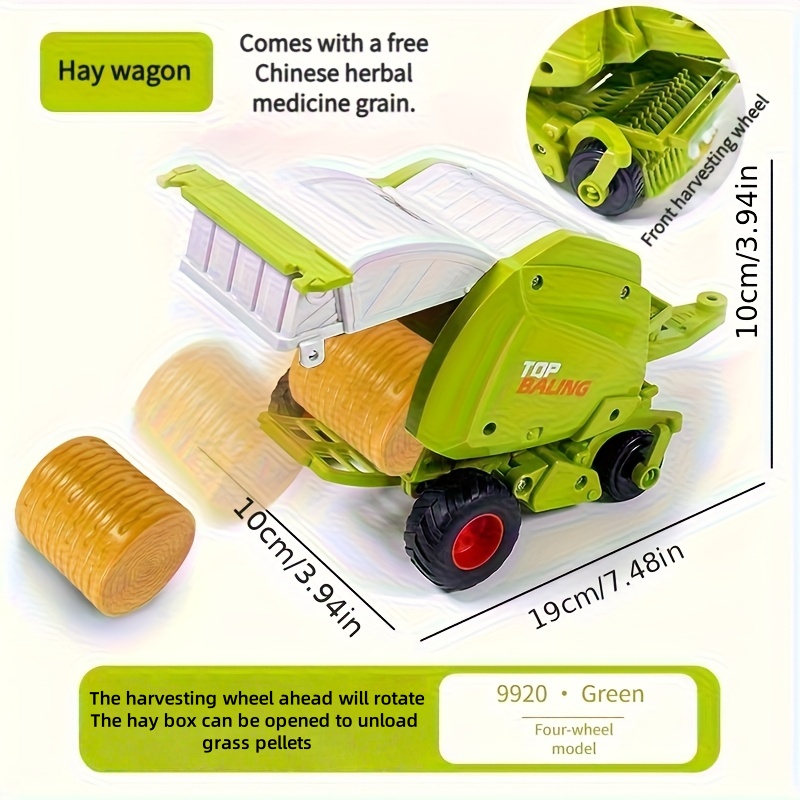 1:24 Inertial Farm Tractor wit - đánh giá và giá Kids Outdoor Kit