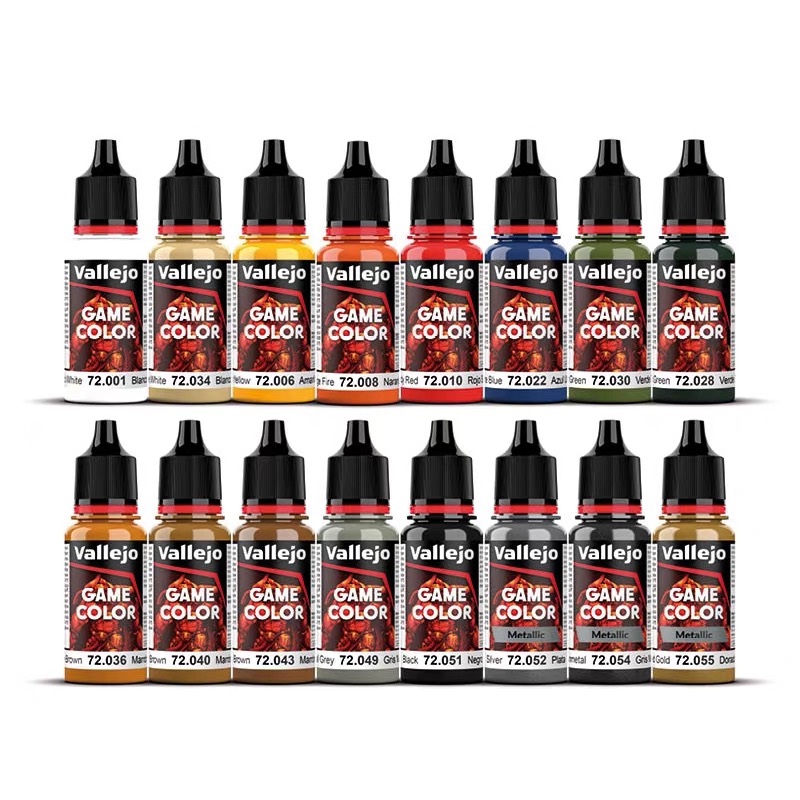 Vallejo 18ml Acrylic Paint GAM - đánh giá và giá Tamiya Model Paint Set