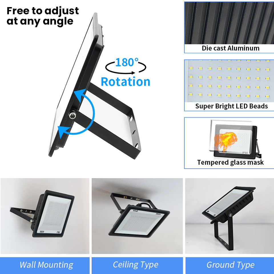 LED Floodlight AC220V 110V 10- - đánh giá và giá Balance Beam Outdoor