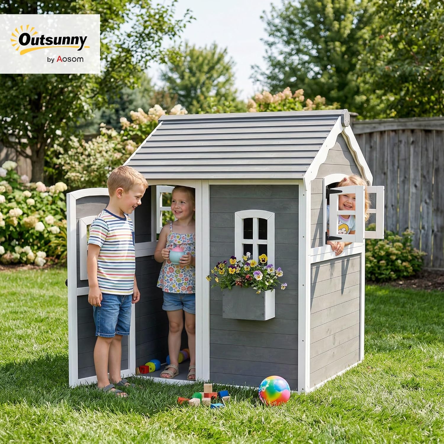 #Wooden Outdoor Playhouse with - đánh giá và giá Kids Outdoor Wooden Playhouse