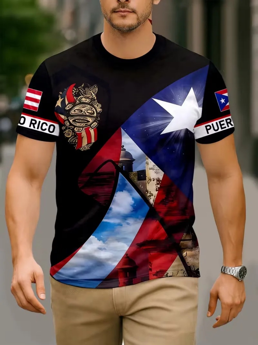 Puerto Rico Flag 3D Print spor - đánh giá và giá Kids Outdoor Clubhouse