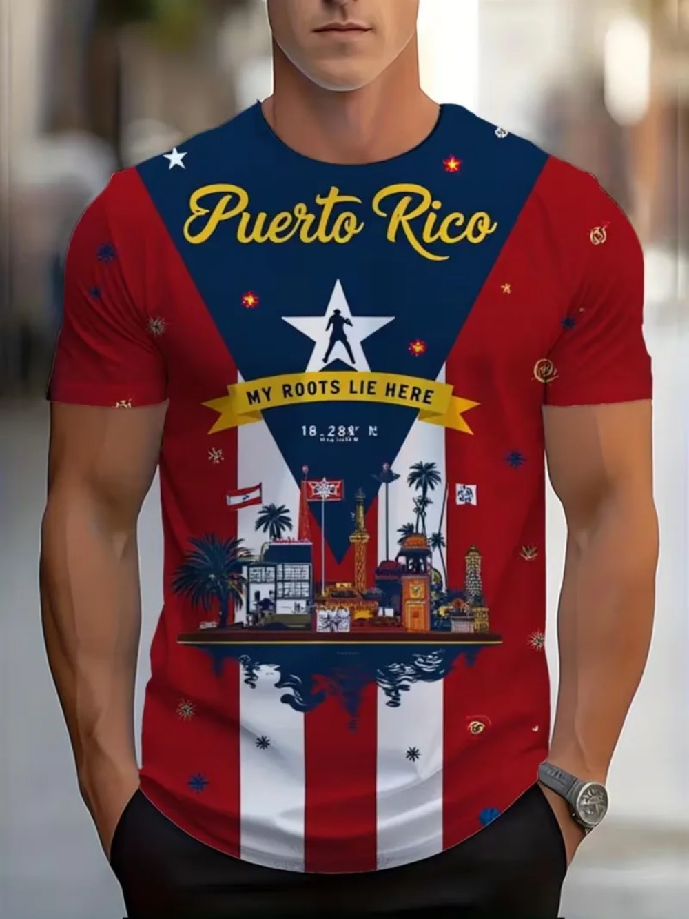 Puerto Rico Flag 3D Print spor - đánh giá và giá Kids Outdoor Clubhouse