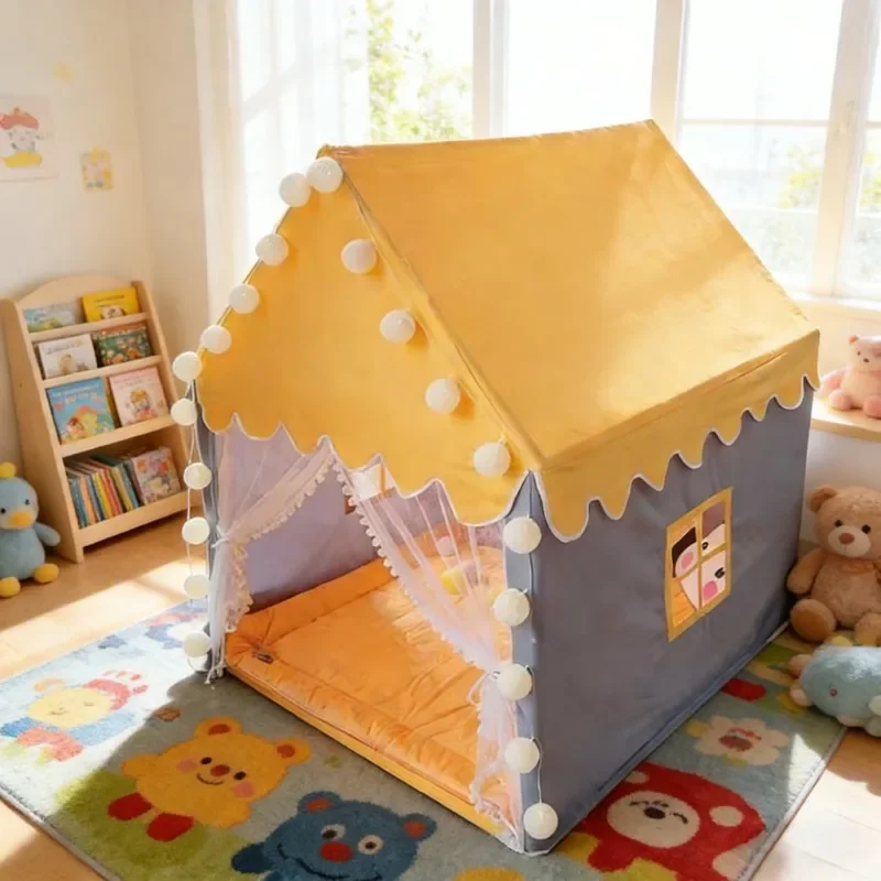 Large Pink Princess Castle Ten - đánh giá và giá Kids Outdoor Play Tent