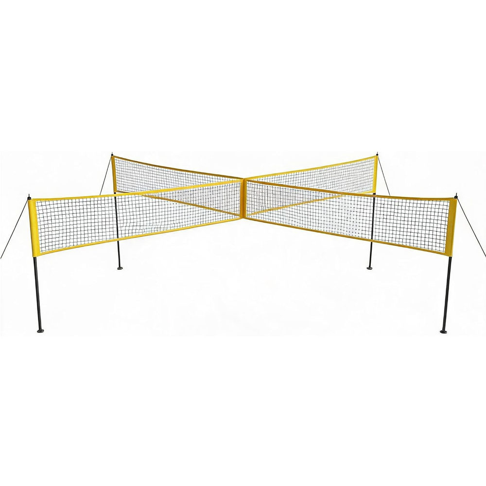 4-Way Volleyball Net Set with  - đánh giá và giá Kids Outdoor Volleyball Net