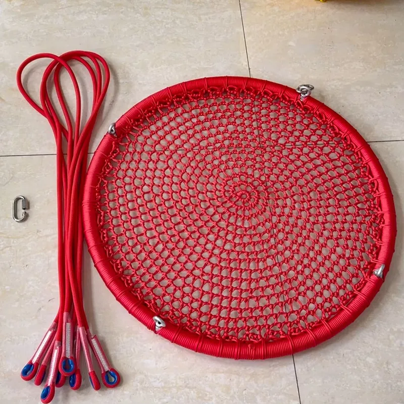 80/100cm Round Spider Web Rope - đánh giá và giá Kids Outdoor Nest Swing