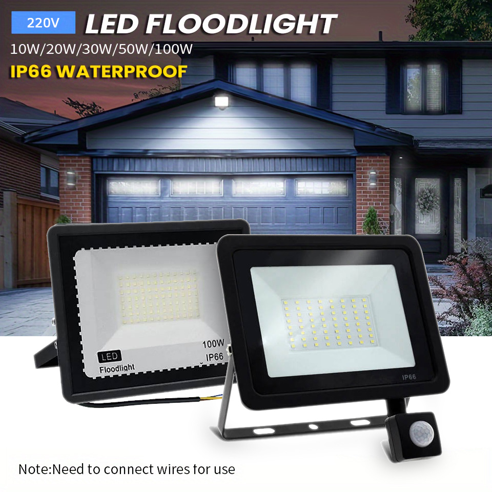 LED Floodlight PIR Motion Sens - đánh giá và giá Balance Beam Outdoor