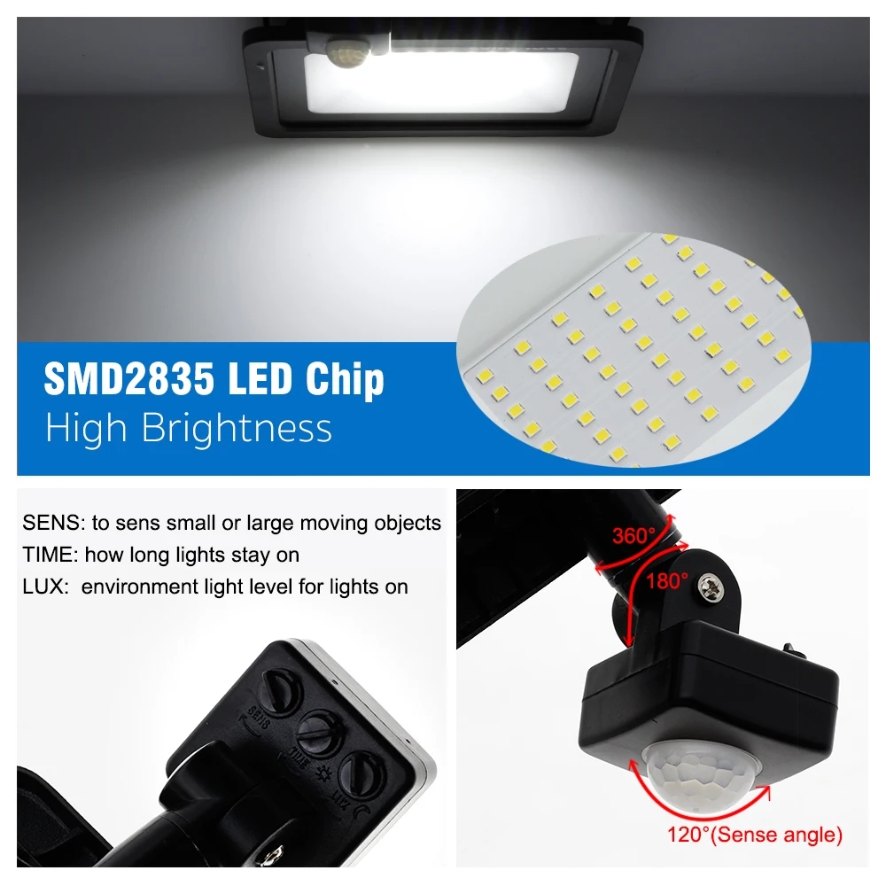 LED Floodlight PIR Motion Sens - đánh giá và giá Balance Beam Outdoor