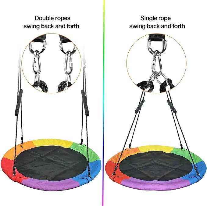 Nest Web Net Tree Swing Monkey - đánh giá và giá Kids Outdoor Nest Swing