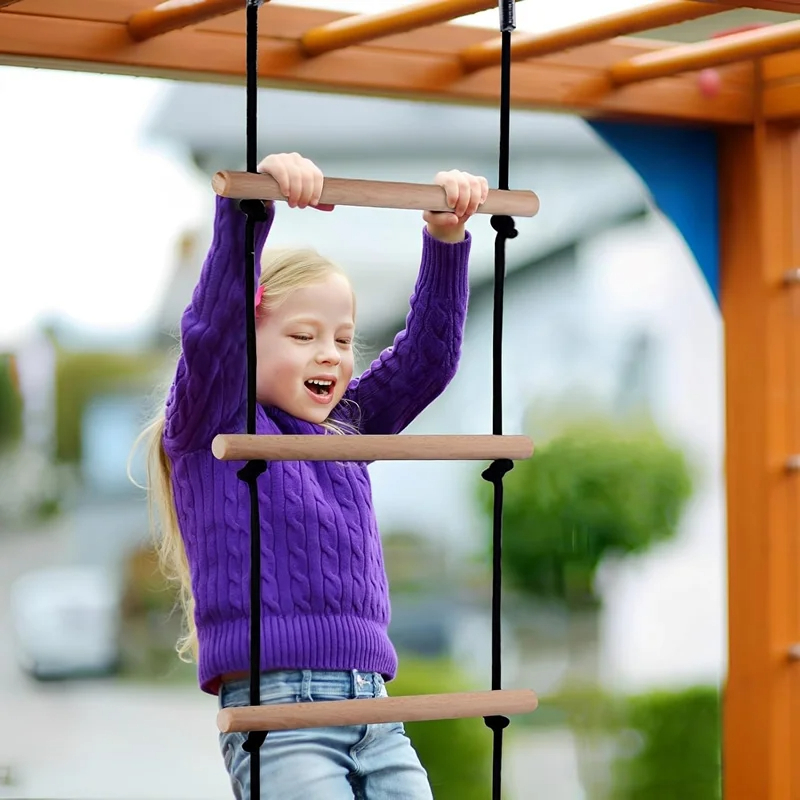 Children Climbing Rope Ladder  - đánh giá và giá Kids Outdoor Clubhouse