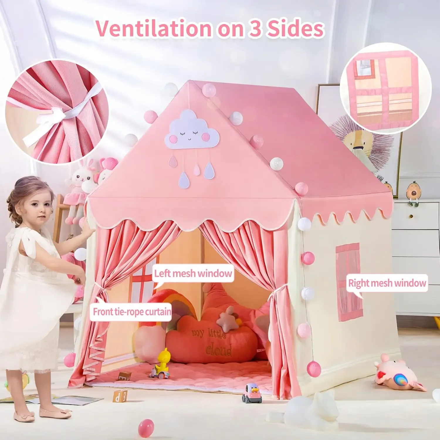 Children Play Tent Princess Ca - đánh giá và giá Kids Outdoor Play Tent