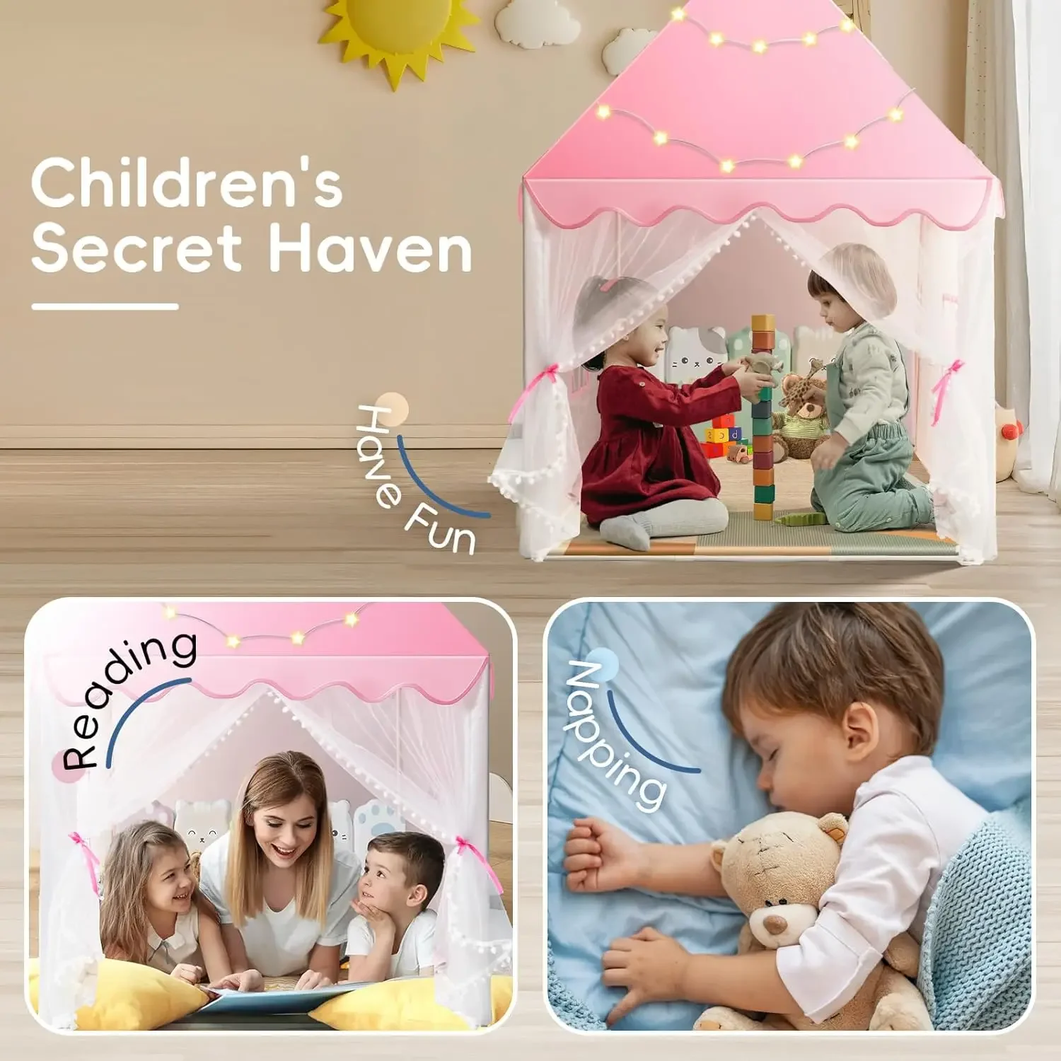 Children Play Tent Princess Ca - đánh giá và giá Kids Outdoor Play Tent