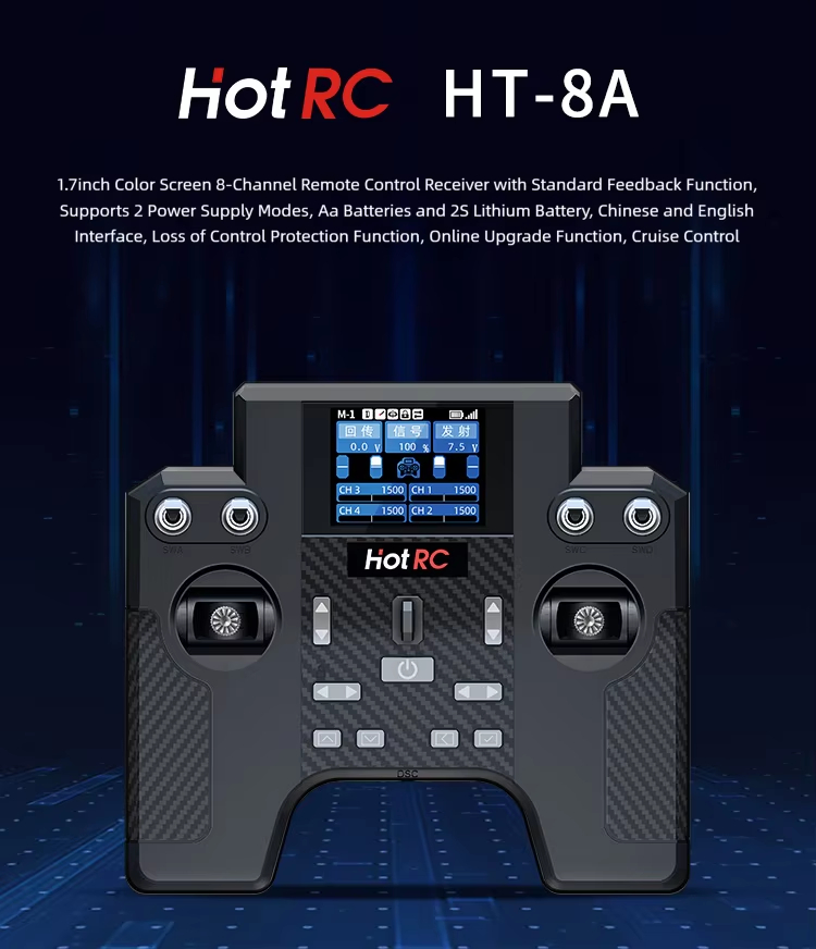 Hotrc HT-8A 2.4G 8CH Transmitt - đánh giá và giá Tamiya Model Paint Set