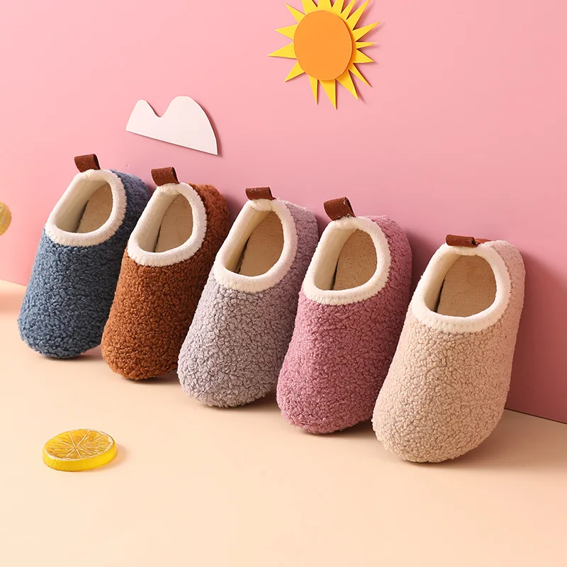 Children Cotton Slippers Solid - đánh giá và giá Kids Indoor Outdoor Slippers