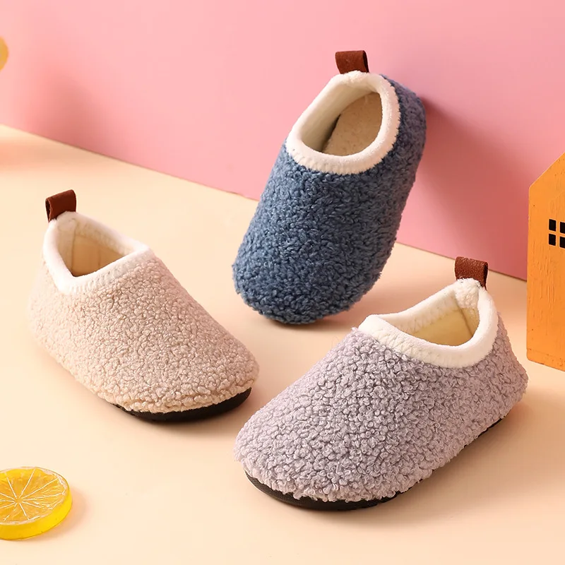 Children Cotton Slippers Solid - đánh giá và giá Kids Indoor Outdoor Slippers