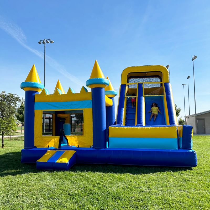 Inflatable Bounce House with G - đánh giá và giá Kids Outdoor Jump House