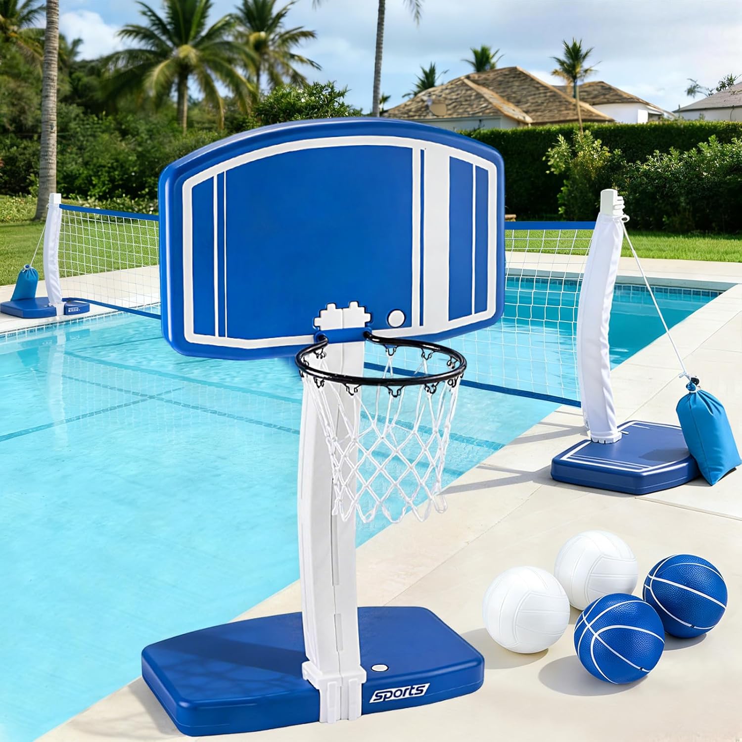 Above Ground Pool Basketball H - đánh giá và giá Kids Outdoor Games