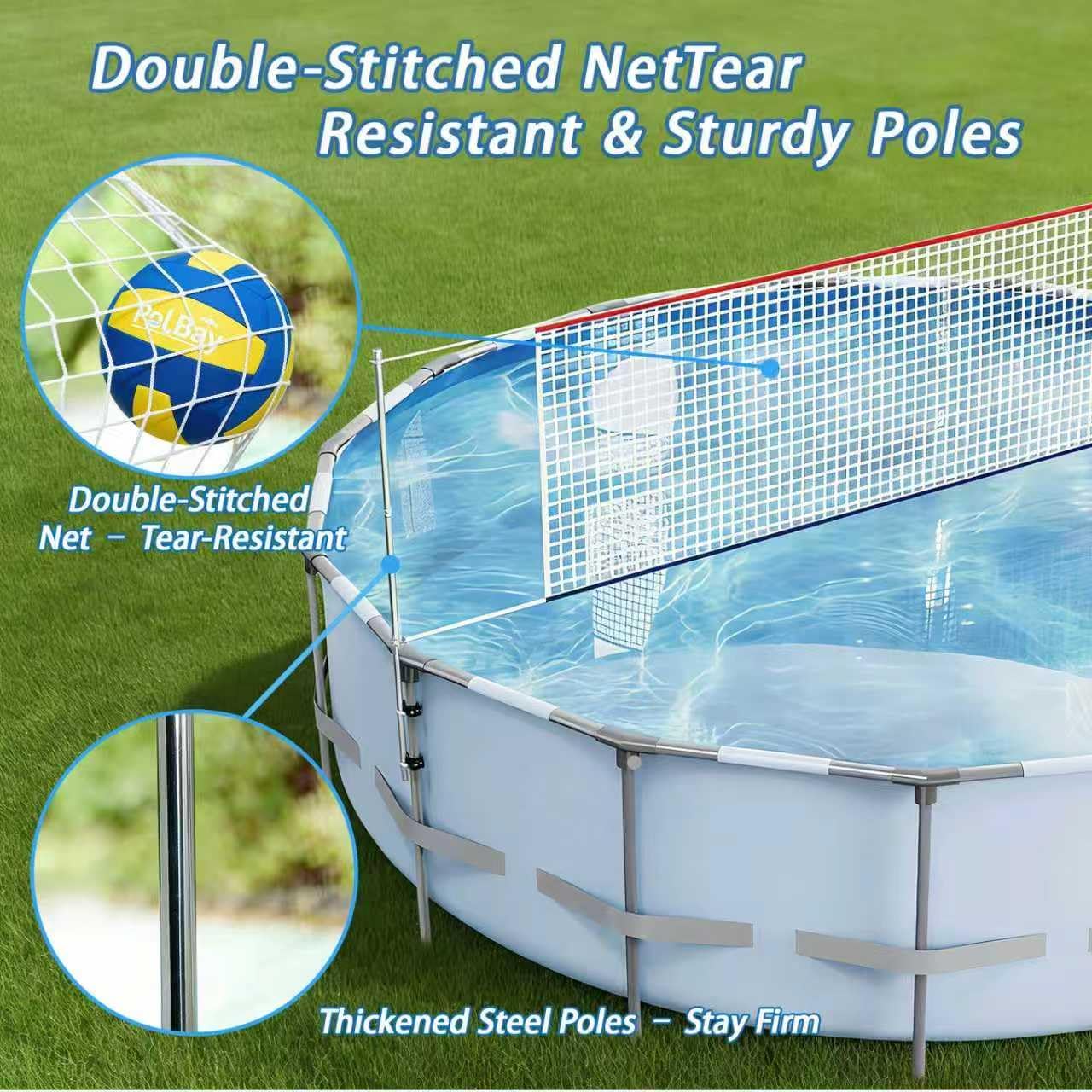 Adjustable Pool Volleyball Net - đánh giá và giá Kids Outdoor Volleyball Net
