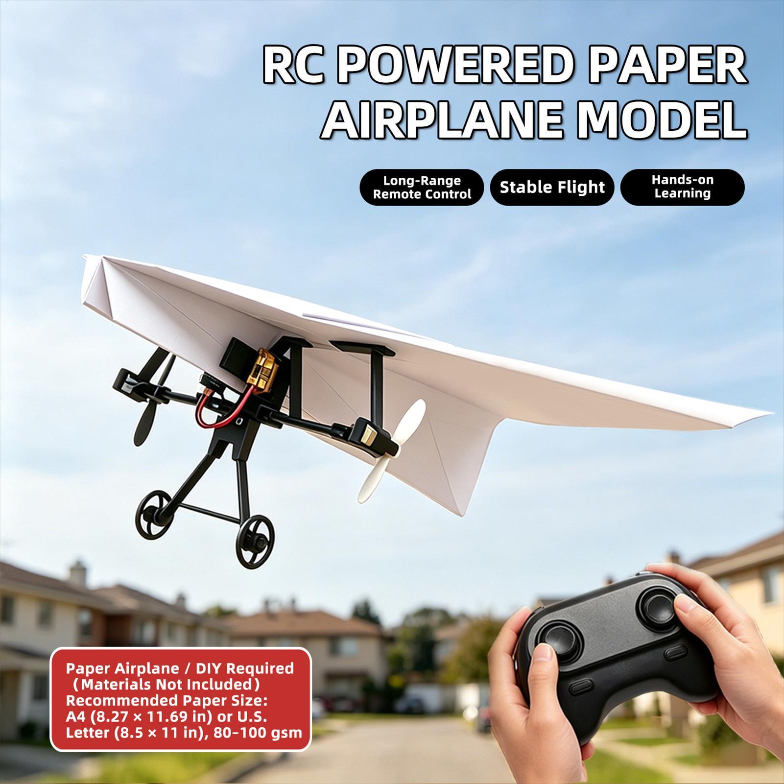 DIY RC Paper Airplane Kit Plan - đánh giá và giá Kids Outdoor Kit