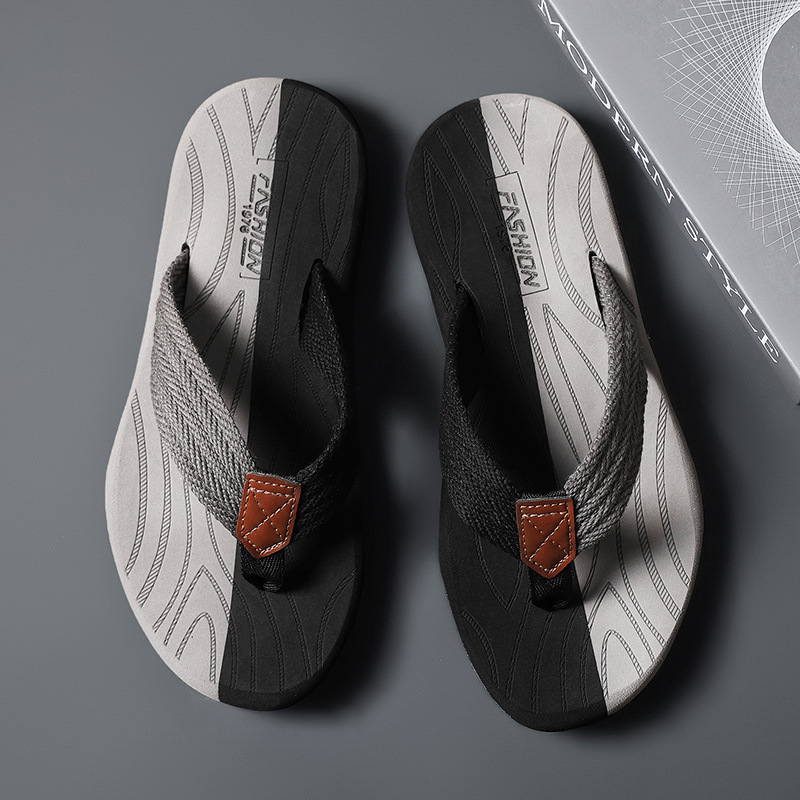 Men's Woven Striped Flip-flops - đánh giá và giá Kids Outdoor Tools