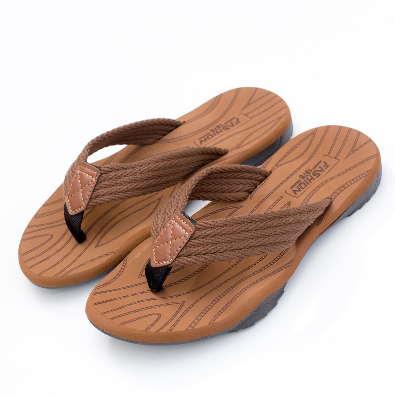 Men's Woven Striped Flip-flops - đánh giá và giá Kids Outdoor Tools