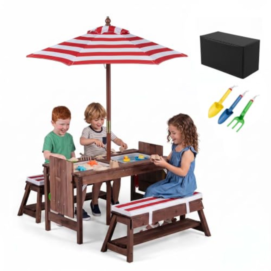 Outdoor kids picnic table for  - đánh giá và giá Kids Outdoor Wooden Table