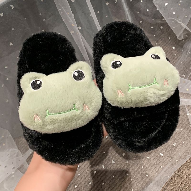 Comfortable Cute Fluffy Cartoo - đánh giá và giá Kids Indoor Outdoor Slippers