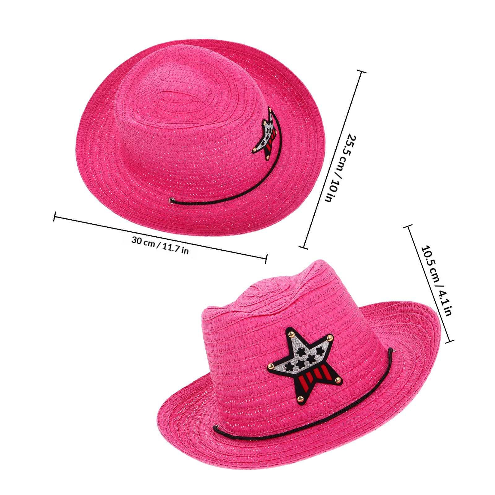 Kids Cowboy Straw Hat Western  - đánh giá và giá Kids Outdoor Hat
