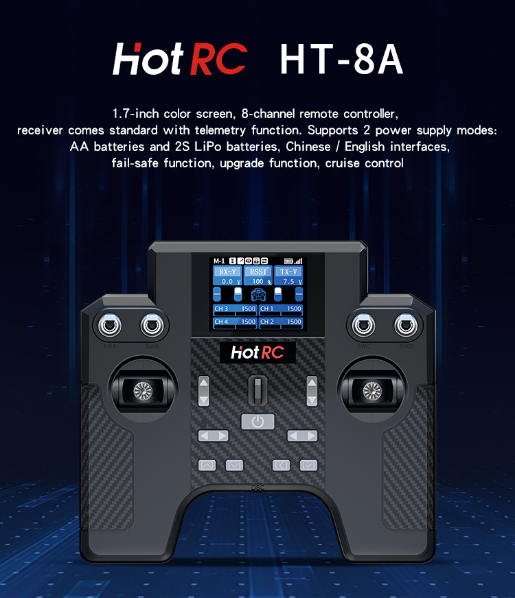 Hotrc HT-8A 2.4G 8CH Transmitt - đánh giá và giá Tamiya Model Paint Set