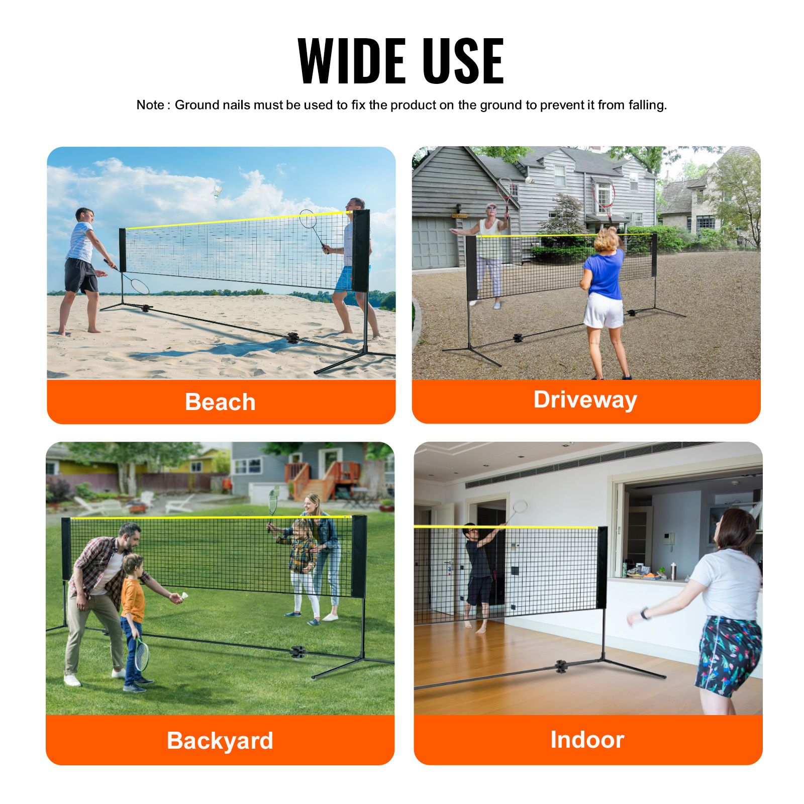 Badminton Net, Height Adjustab - đánh giá và giá Kids Outdoor Volleyball Net