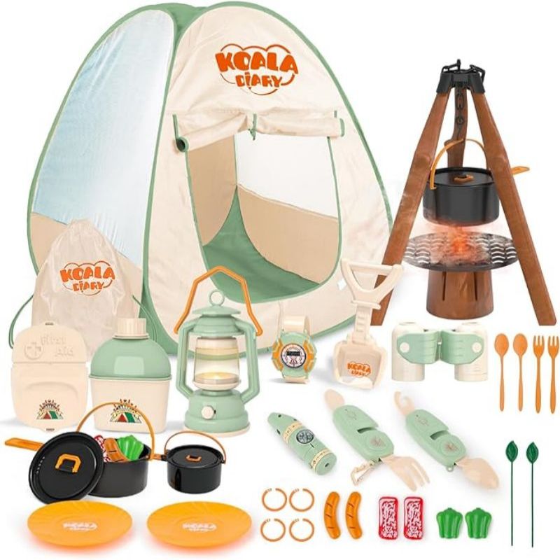 Kids Camping Set Toddler Toys  - đánh giá và giá Kids Outdoor Play Tent