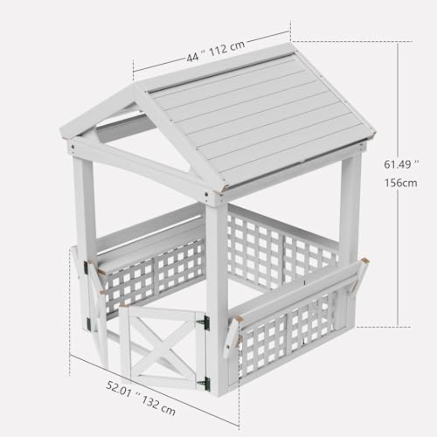 Outdoor Wooden Playhouse For K - đánh giá và giá Kids Outdoor Wooden Playhouse