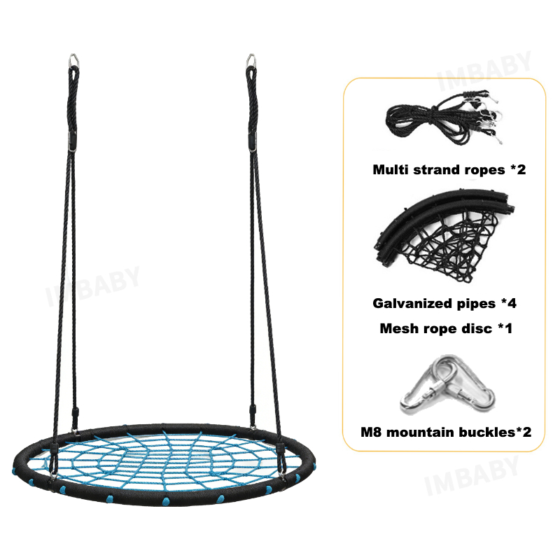 IMBABY Kids Round Net Nest Swi - đánh giá và giá Kids Outdoor Nest Swing