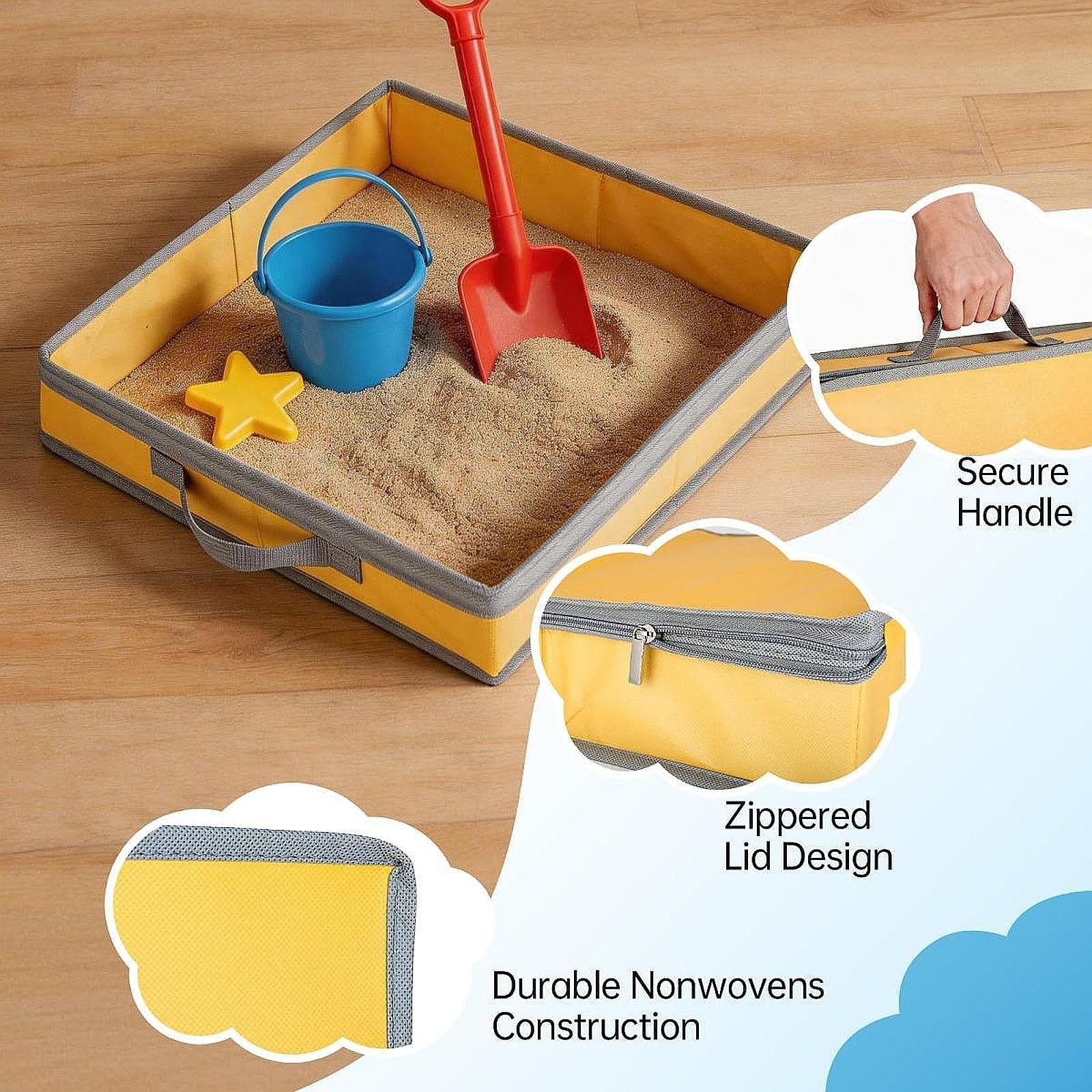 Kids Outdoor Sand Box with Zip - đánh giá và giá Kids Outdoor Play Area