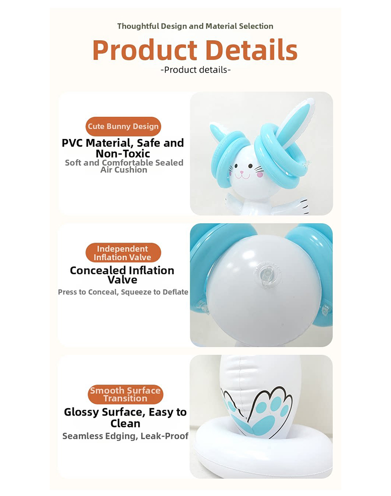 Easter Inflatable Bunny Ring T - đánh giá và giá Kids Outdoor Games